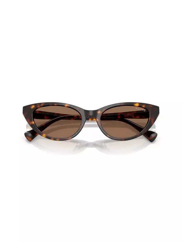 Ralph Shallow Cat Eye Sunglasses- Dark Havama | Very (UK)