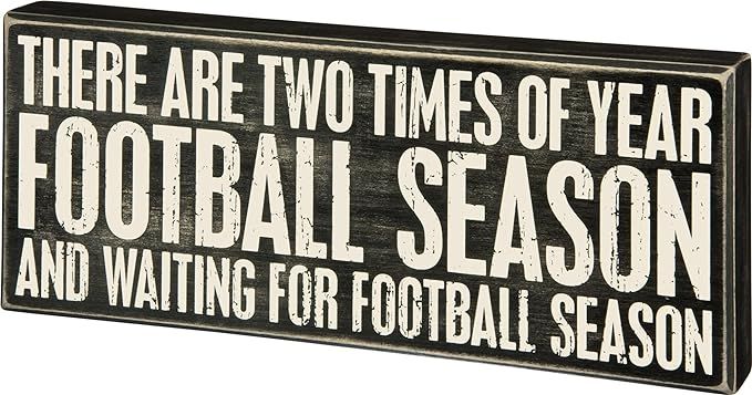 Primitives by Kathy Classic Box Sign, Football Season | Amazon (US)