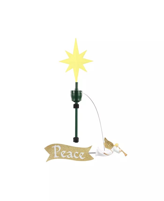 Animated Tree Topper Angel with Banner Holiday Decor | Macy's