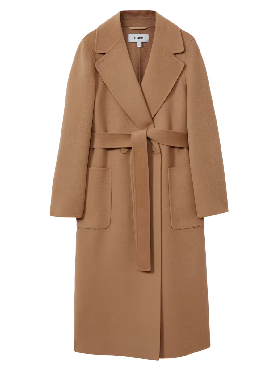Reiss Lucia Wool-Blend Belted Coat | Saks Fifth Avenue | Saks Fifth Avenue