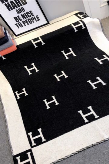 "H" Blanket- Pre Order Nov. 30th | The Styled Collection