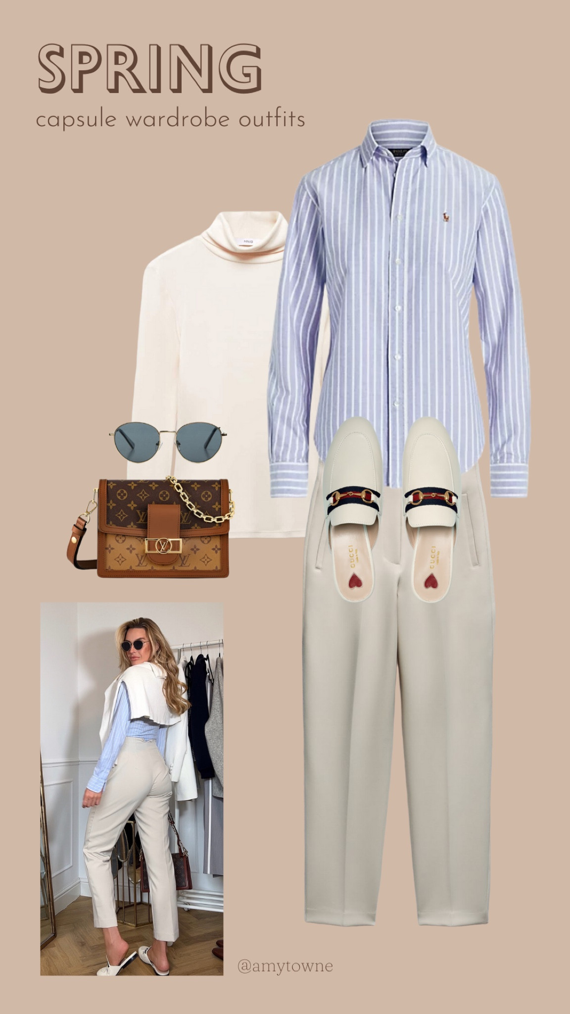 SPRING CAPSULE WARDROBE 🌸
Outfit ideas 🫶🏻 
Blue and cream will always be a favourite of mine for spring! And you can’t get much more classic than Ralph Lauren’s Oxford shirt 🥰 Styled with cigarette trousers & slip on shoes, with a cream jumper over the shoulder 

#LTKeurope #LTKSeasonal #LTKstyletip