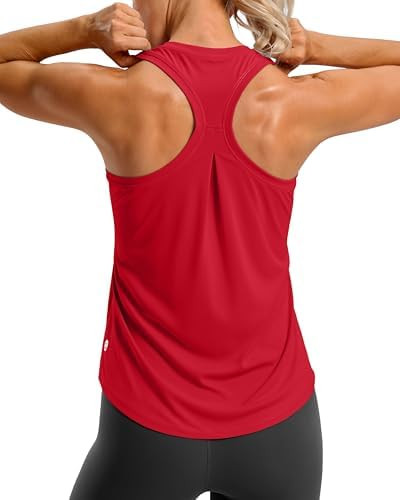 G Gradual Women's Workout Tank Tops Racerback Athletic Yoga Tops Loose Fit Sleeveless Running Gym... | Amazon (US)