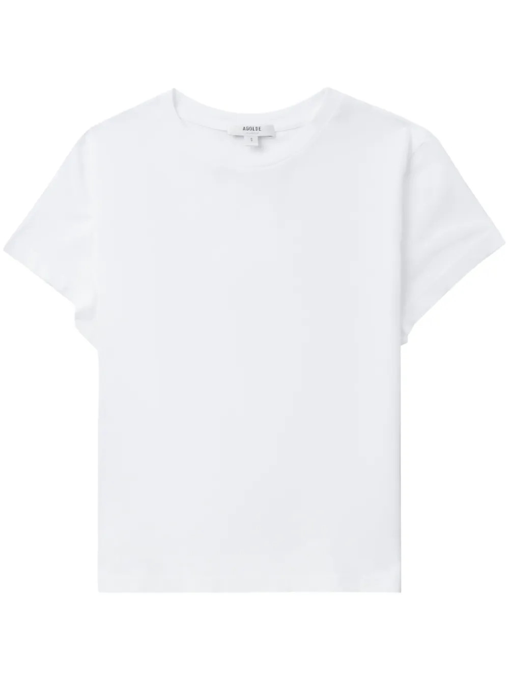 AGOLDE Adine shrunken-fit Tee | White | FARFETCH AU | Farfetch Global