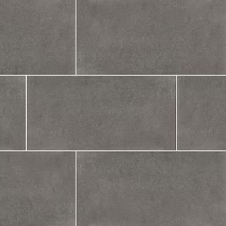 Beton Gris 12 in. x 24 in. Matte Porcelain Floor and Wall Tile (16 sq. ft./case) | The Home Depot