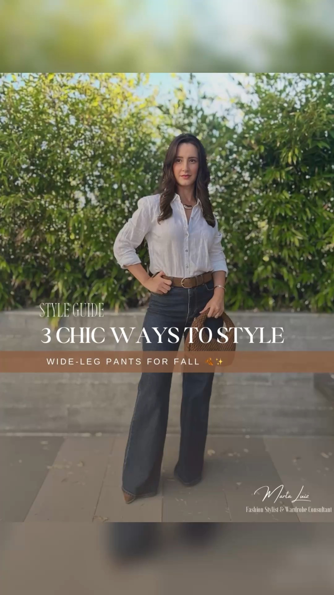 3 chic ways to style wide leg jeans for fall 
Frame le slim palazzo wide leg fits perfectly 
The dark wash is perfect for fall looks 
Trendy Suede bomber jacket and accessories elevate the outfit 
Business casual | workwear outfits 

#LTKStyleTip #LTKWorkwear #LTKSeasonal