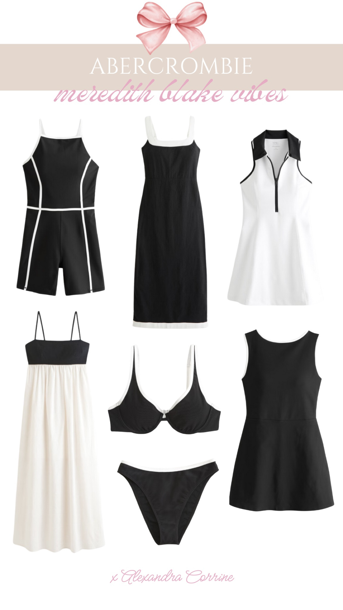 Abercrombie is giving Meredith Blake vibes 🕶️🤍☕️

Meredith Blake, active wear, active, sundress, black and white, color block, neutrals, summer, fashion, outfit ideas, outfit inspo, tennis dress, midi, maxi, swim wear, bikini 

#LTKSeasonal #LTKStyleTip