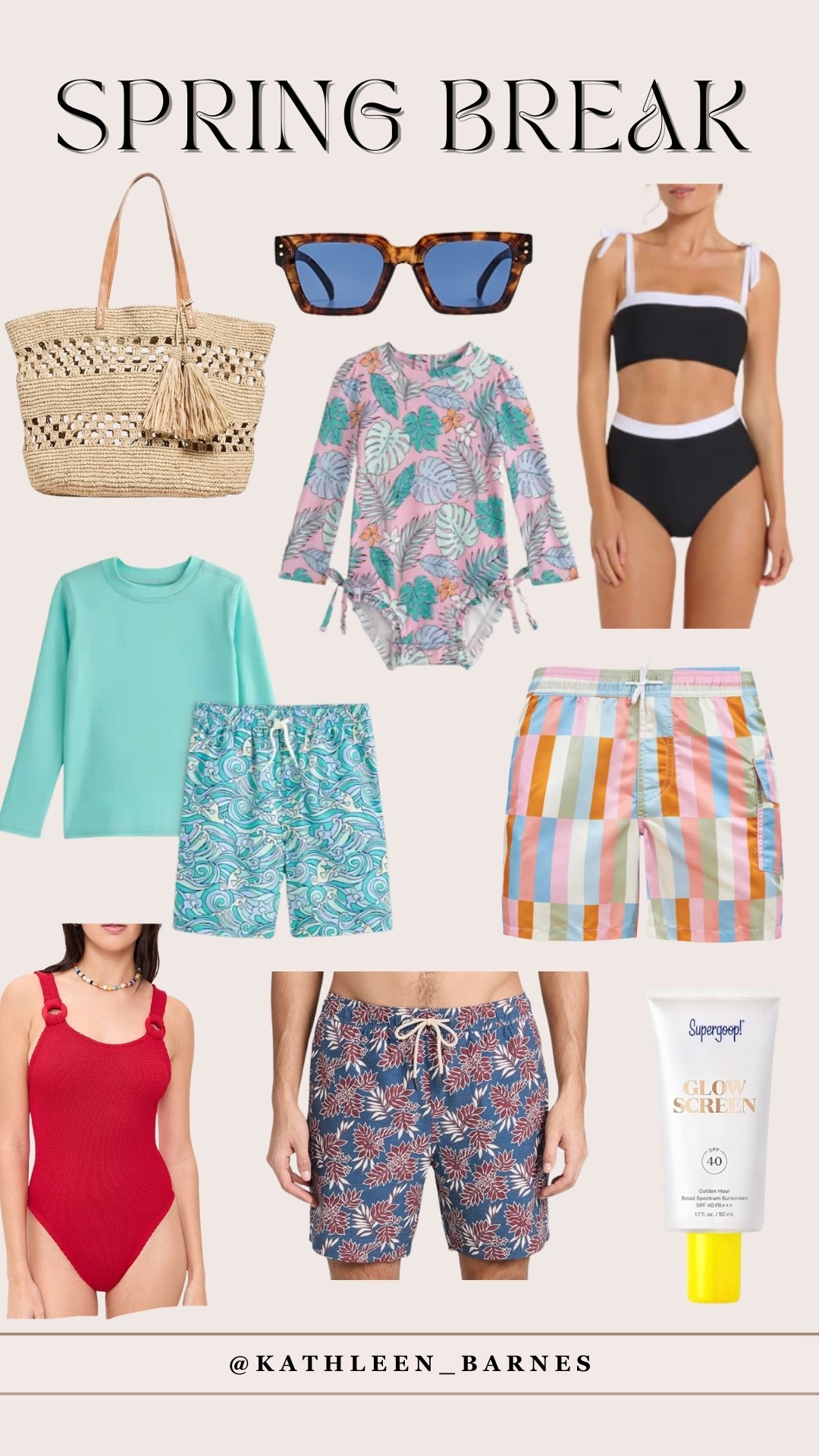 Spring break and warm vacation picks for the family — 

#LTKKids