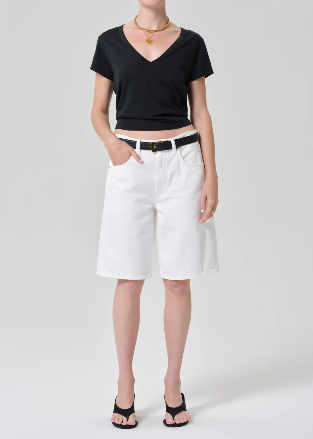 Court Short in Soft White | Citizens of Humanity