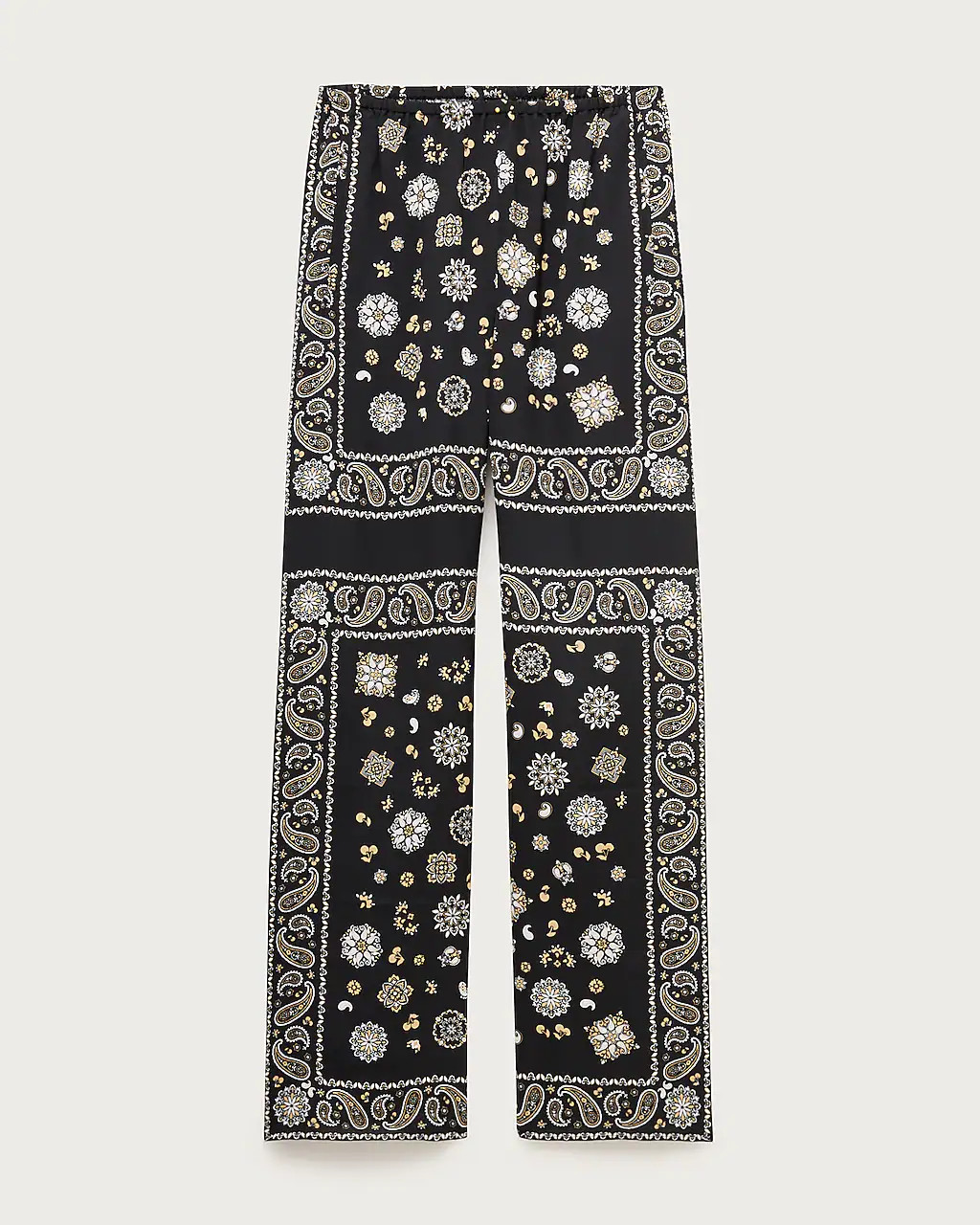 Cosmo pant in bandana-print viscose twill | J. Crew US