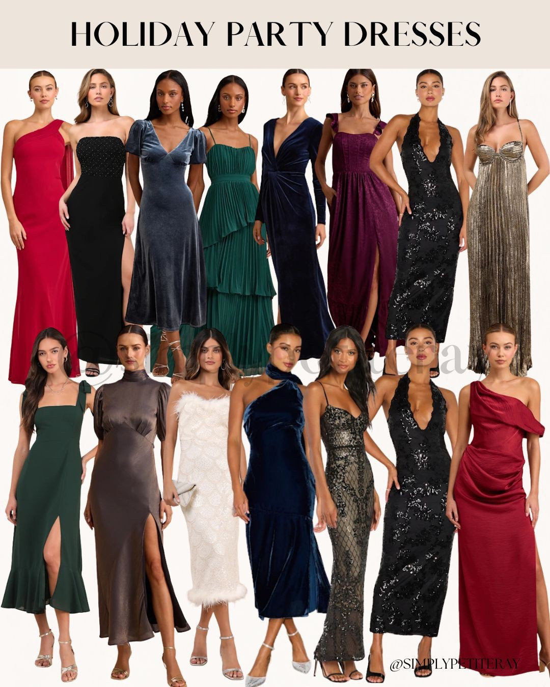 🥂 HOLIDAY PARTY DRESSES: Your Glamorous Guide! 🎄

Find the perfect show-stopping gown for all your festive occasions this season! ❤️

We are obsessed with this diverse collection of dresses, featuring opulent fabrics like velvet, satin, and sequins, in rich jewel tones like ruby red, emerald green, and deep navy. Whether you prefer a dramatic full-length gown, a sultry side slit, or a glittering sequin number, there's a dazzling option for every taste! The collection includes stunning one-shoulder, off-the-shoulder, and plunging neckline styles to ensure you make a glamorous entrance at every holiday party!

#HolidayDresses
#PartyDresses
#HolidayStyle
#Gown
#CocktailDress
#EveningWear
#Sequins
#VelvetDress
#JewelTones
#FestiveFashion
#ChristmasPartyOutfit
#NYEDress
#LTKStyle
#FormalDress
#GlamLook


#LTKHoliday #LTKFindsUnder50 #LTKFindsUnder100