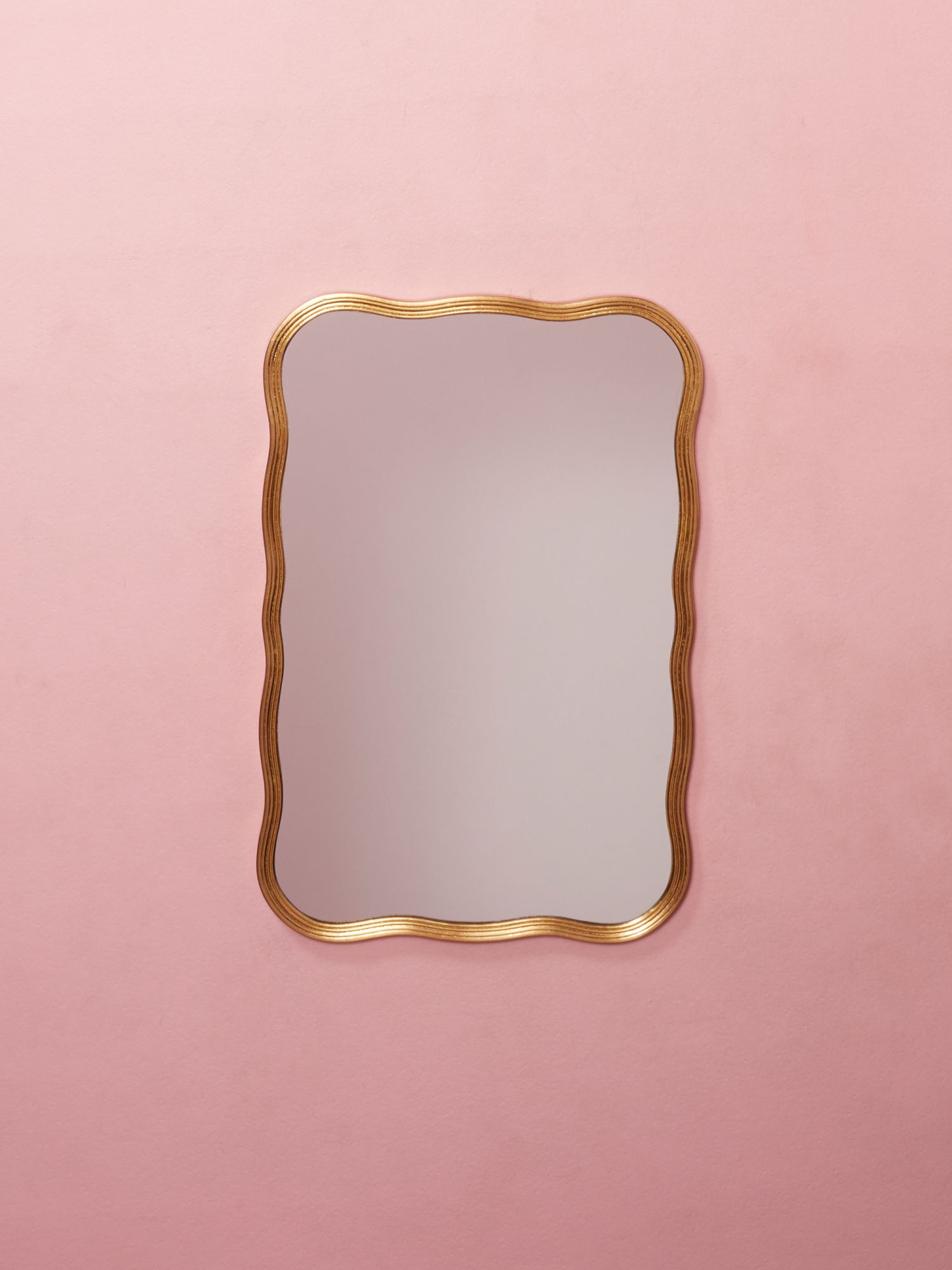 24x36 Wood Frame Squiggle Wall Mirror | Living Room | HomeGoods | HomeGoods
