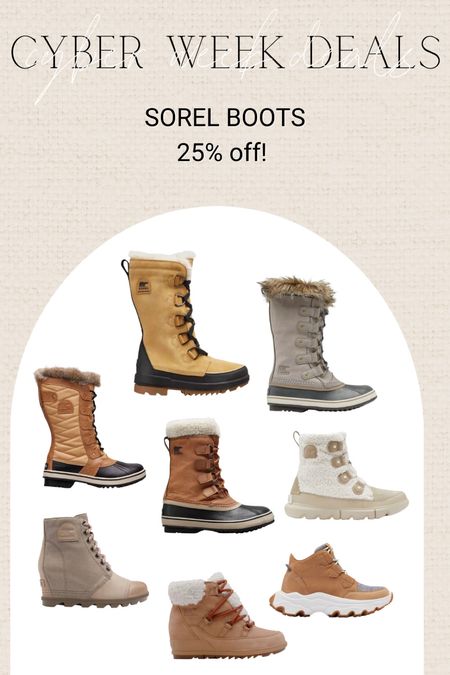 Sorel boots 25% off!

#LTKGiftGuide #LTKCyberweek #LTKshoecrush