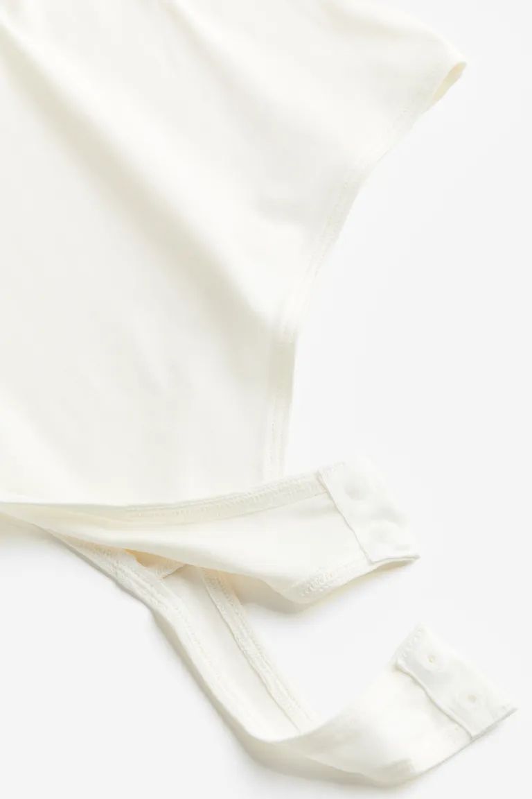 Jersey thong body - Cream - Ladies | H&M GB | H&M (UK, MY, IN, SG, PH, TW, HK)