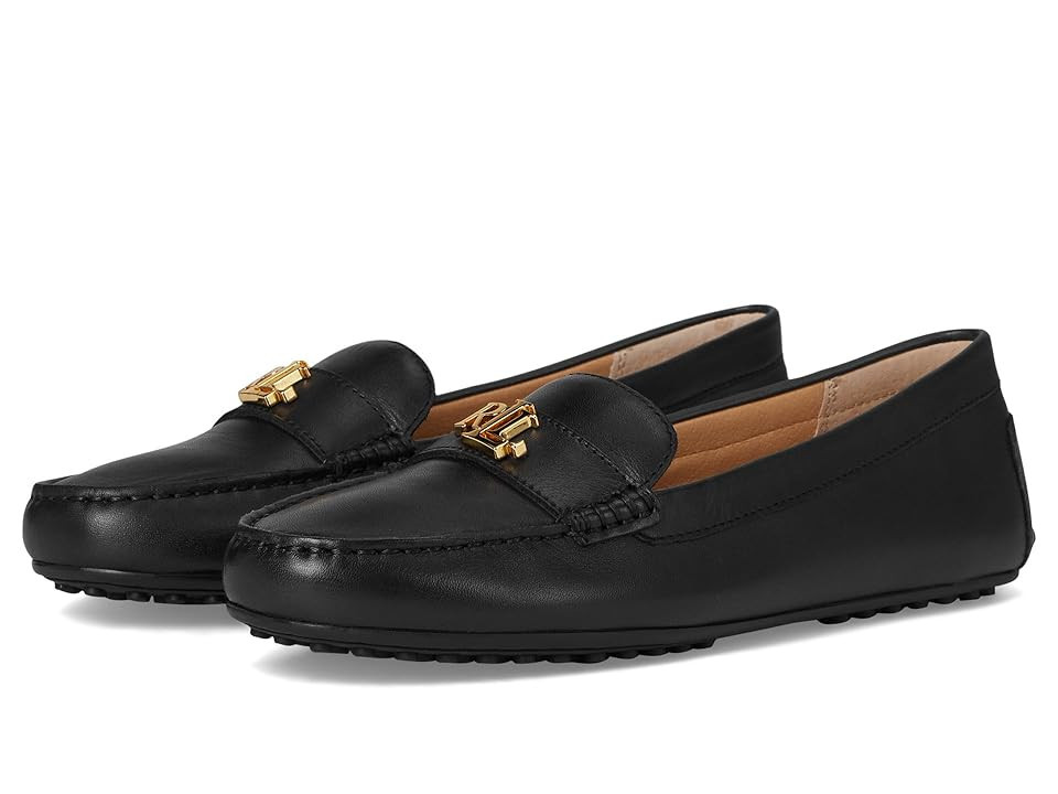 Lauren Ralph Lauren Barnsbury Women's Shoes Black : 5.5 B - Medium, Leather/Rubber | Zappos