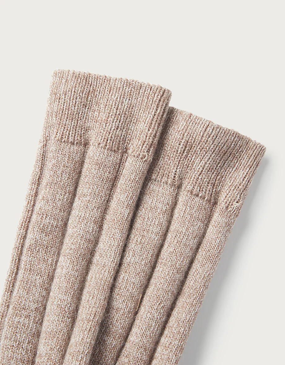 Variegated Ribbed Boot Socks | The White Company UK & ROW