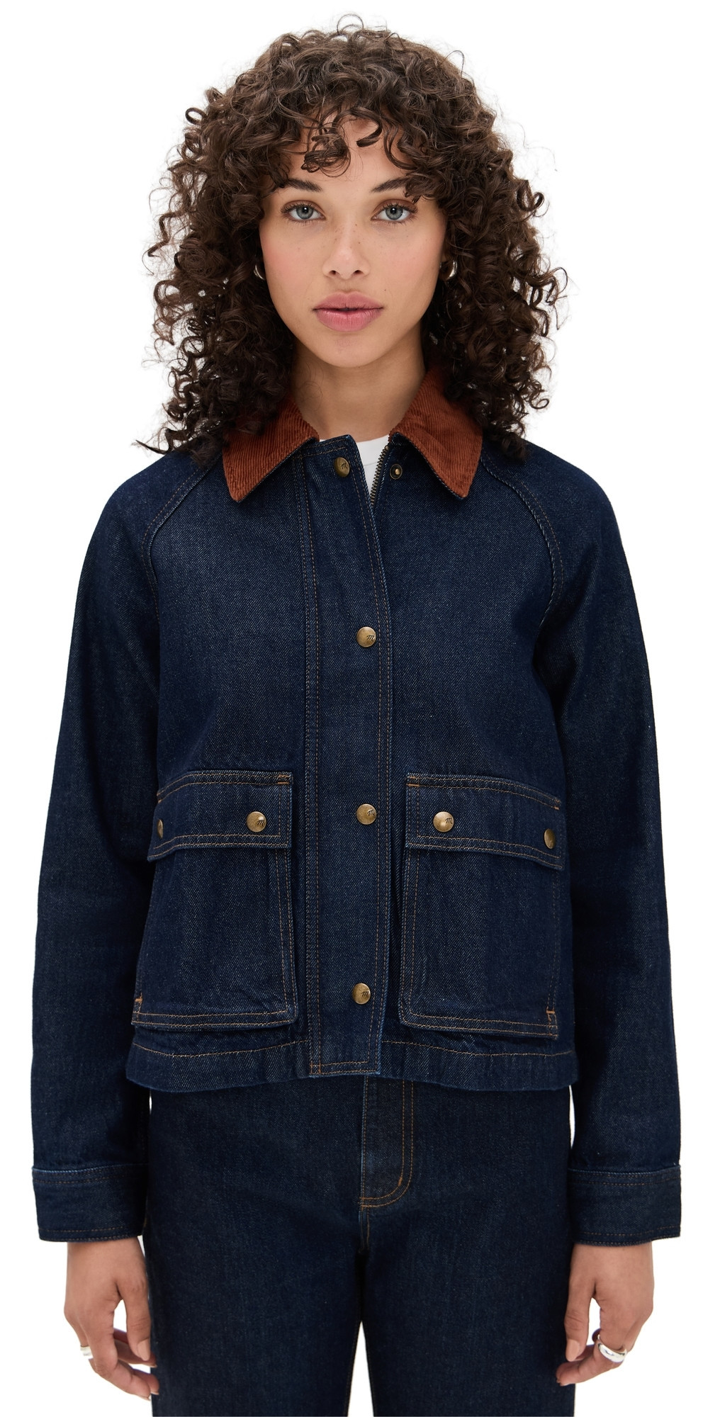 Madewell Denim Trapeze Jacket Rinse Wash M | Shopbop