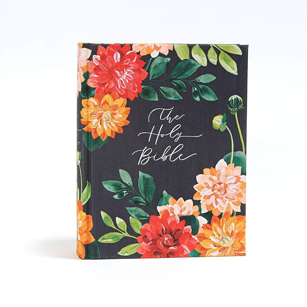 CSB Notetaking Bible, Hosanna Revival Edition, Dahlias Cloth Over Board, Black Letter, Single-Col... | Amazon (US)