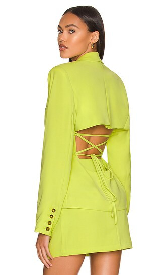 Kaitlin Blazer in Green | Revolve Clothing (Global)