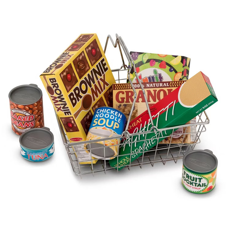 Melissa & Doug Pretend Play Toy Grocery Basket | Target