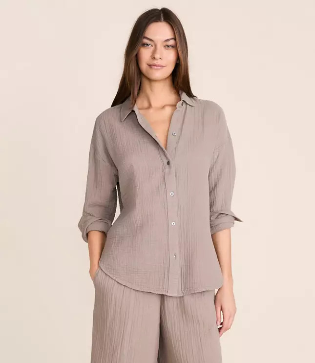 Lou & Grey Triple Cloth Shirt | LOFT