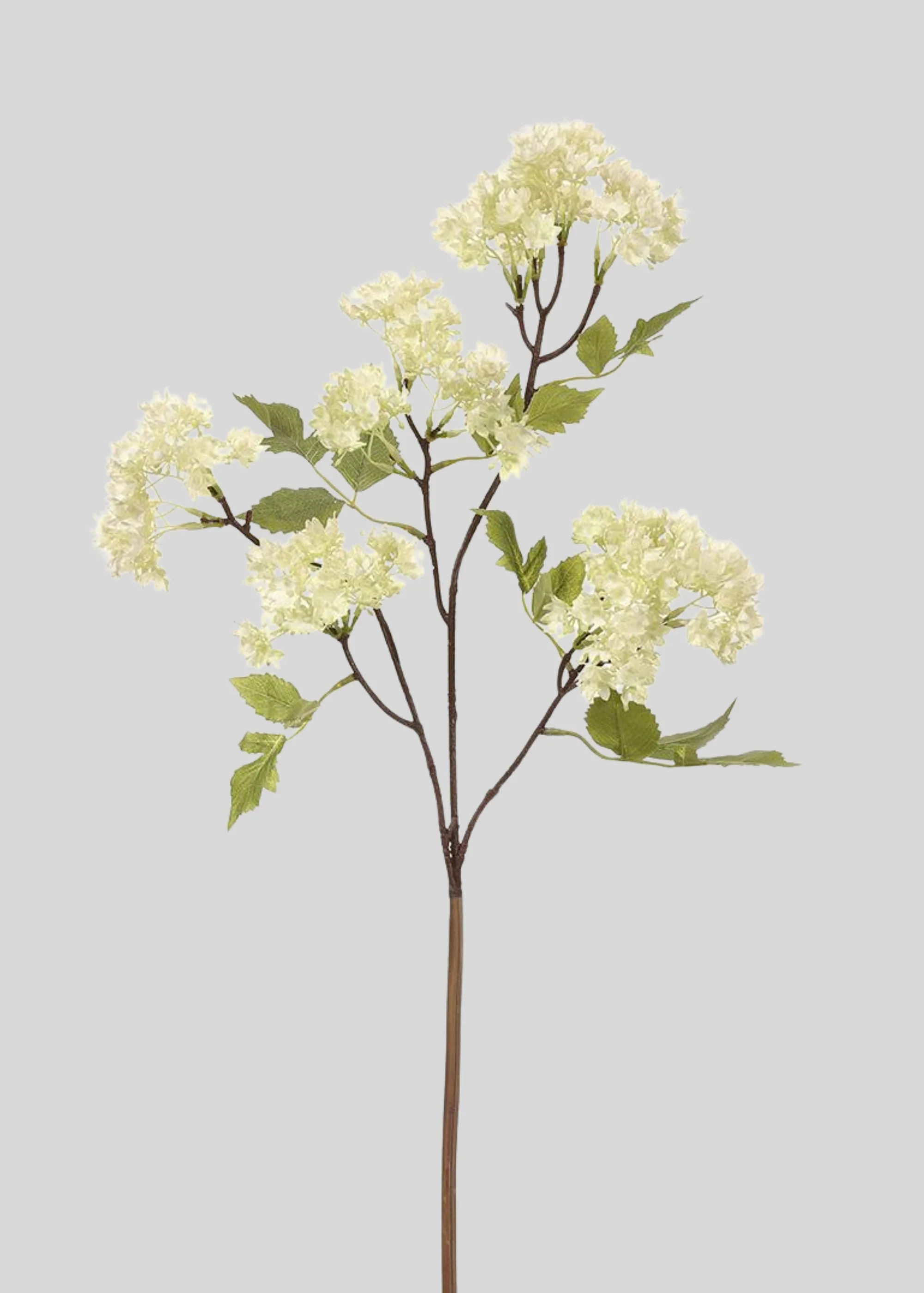 White Blooming Bouvardia Fake Flower Branch - 32" | Afloral