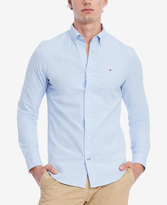 Men's 1985 Flex Stretch Regular Fit Oxford Shirt | Macys (US)