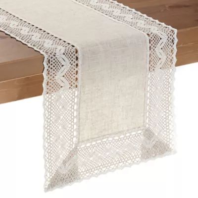 Pebble Lace Table Runner | Bed Bath & Beyond | Bed Bath & Beyond