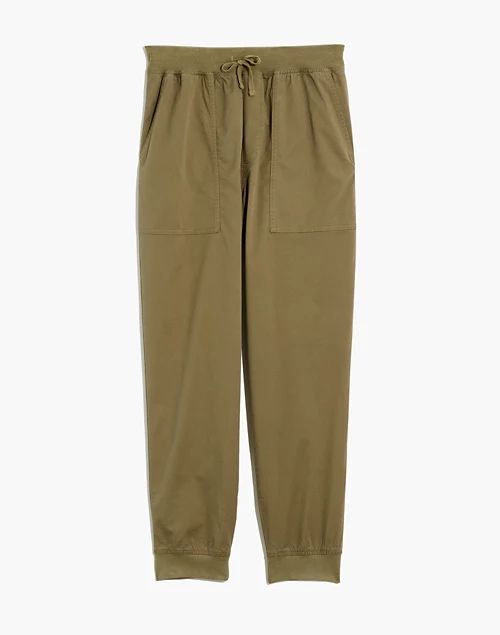 Twill Drawstring Jogger Pants | Madewell