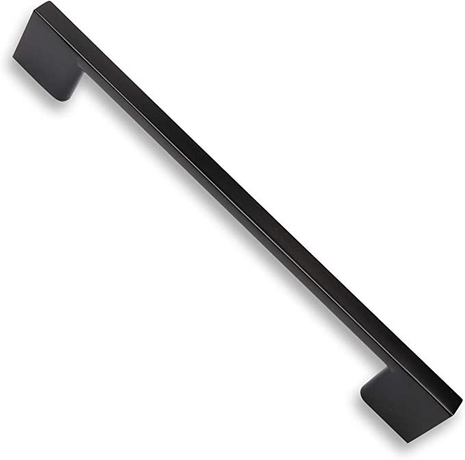 Southern Hills 5 Pack Black Kitchen Cabinet Handles - 160mm Screw Spacing - Black Cabinet Pulls -... | Amazon (US)
