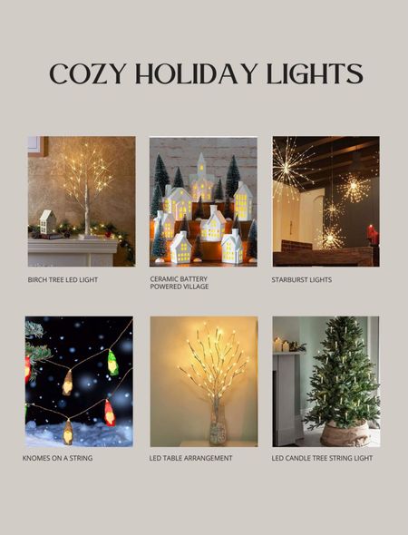 Cozy holiday lights to illuminate your home, tree and beyond. This cool Christmas light ideas are sure to make any space more cozy. 

#LTKSeasonal #LTKHoliday #LTKhome