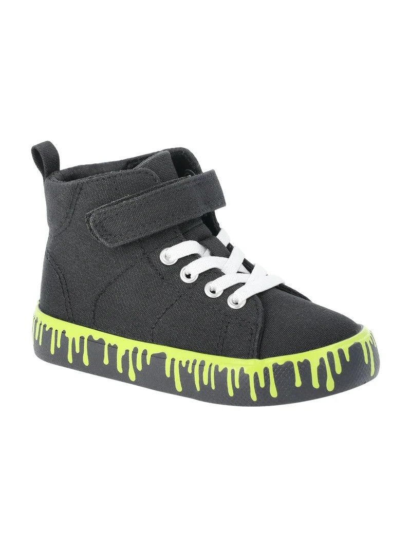 Wonder Nation Toddler Boys Casual High Top Sneakers | Walmart (US)