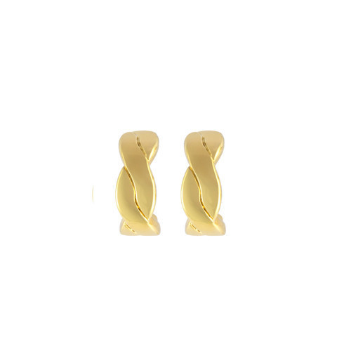 Gold Braided Hoop Earring | DEMDACO