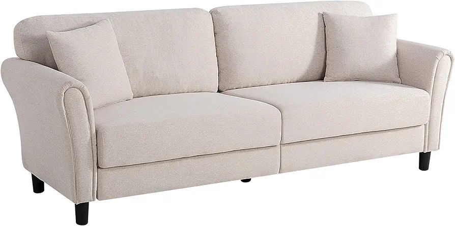 Shintenchi 87 inch Modern Sofa Couch for Livingroom, Mid-Century Loveseat Furniture with Hardwood... | Amazon (US)