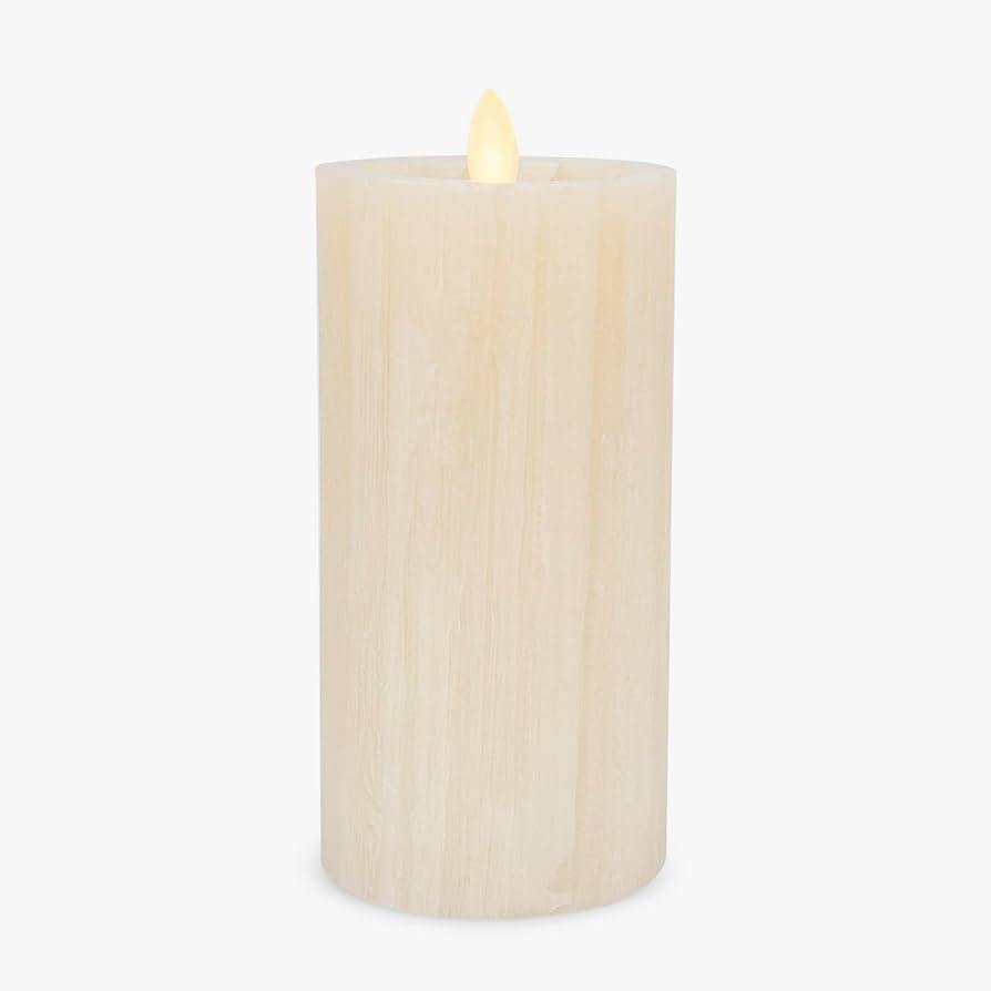 Luminara Selenite Looking Flameless Candle, White Swan 3" x 6.5", Battery Operated Real Wax Movin... | Amazon (US)