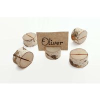 Set Of 20 Wooden Place Card Holders | Rustic Wedding Decor Branch Table Natural Woodland Decorations | Etsy (US)