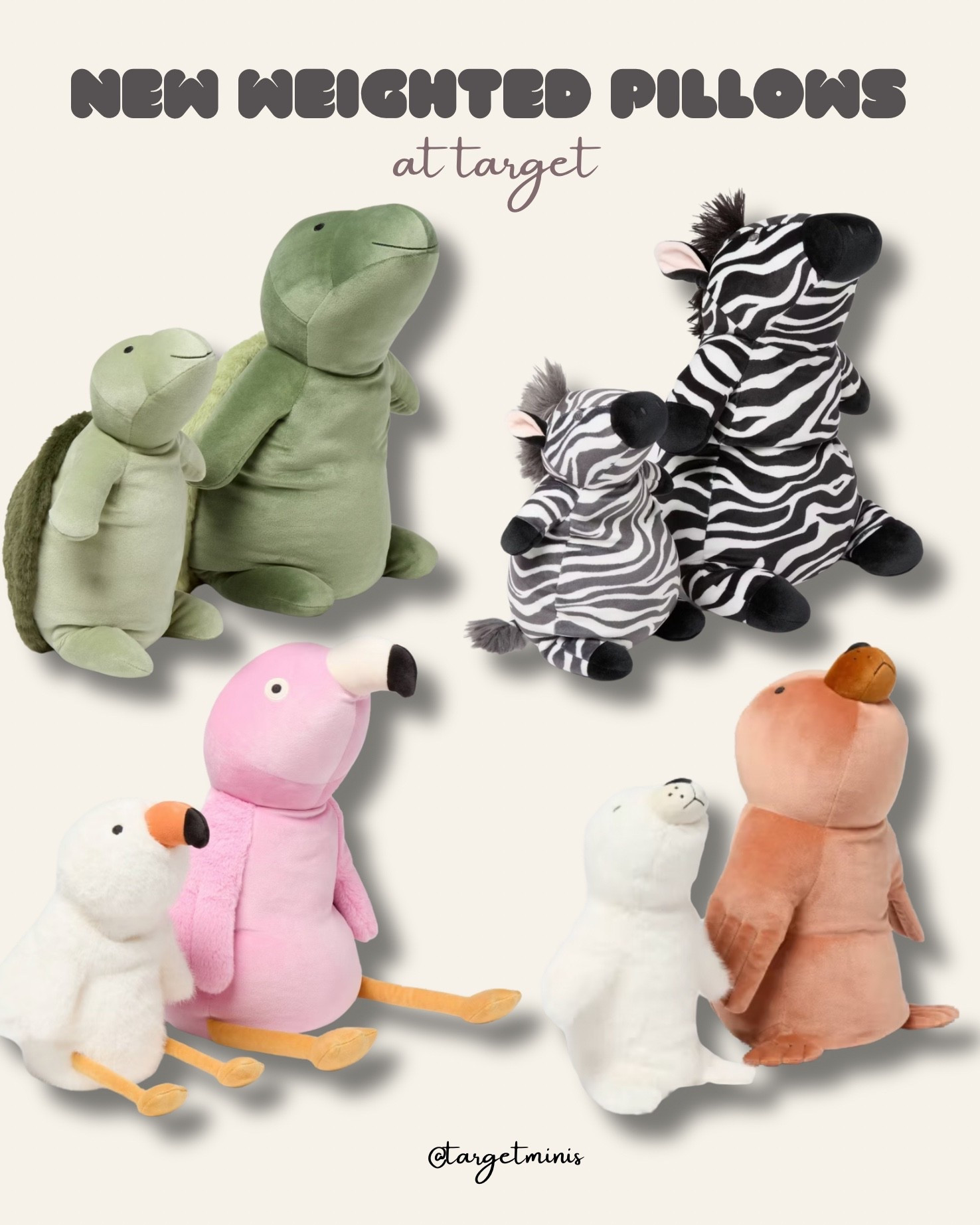 New weighted animal pillows at target 

Target finds, kids room, Target home

#LTKmomlife #LTKHome #LTKKids