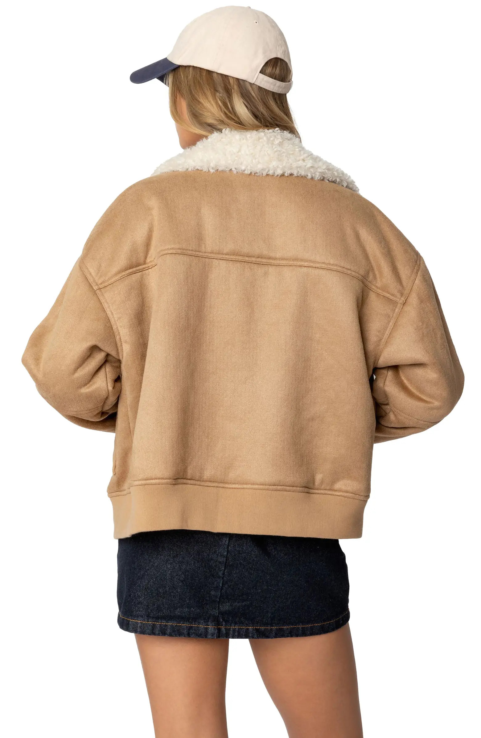 Faux Shearling Bomber Jacket | Nordstrom