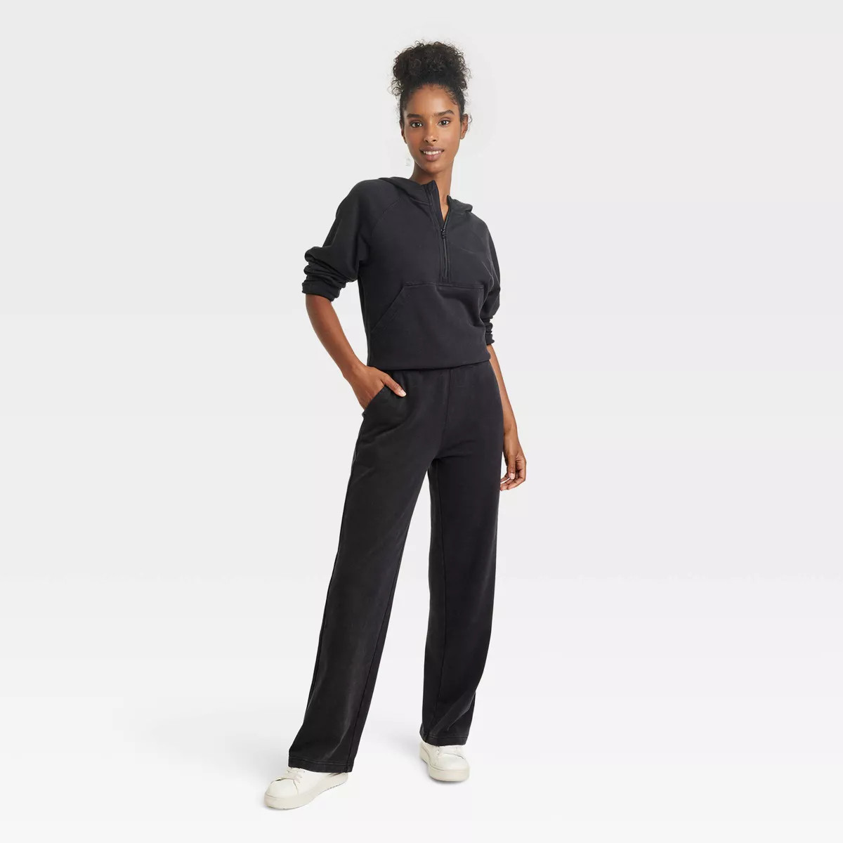 Women's High-Rise Open Bottom Fleece Pants - JoyLab™ | Target