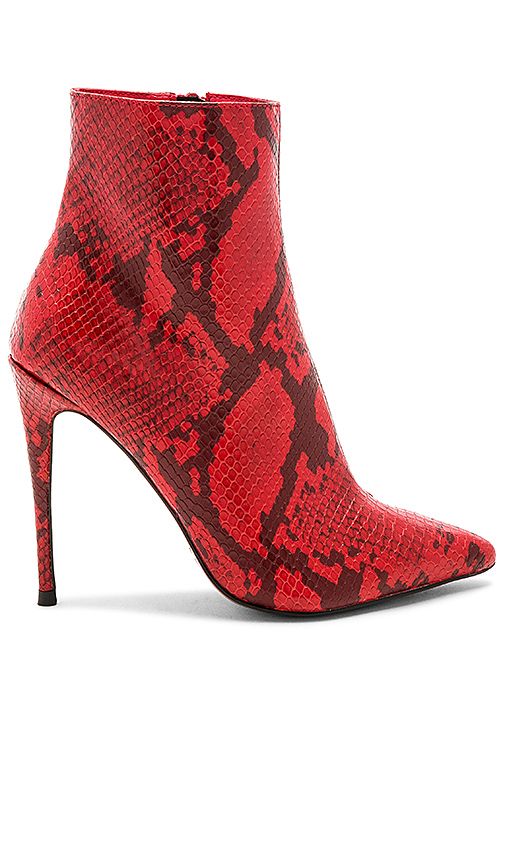 superdown Amber Bootie in Red. - size 5 (also in 6) | Revolve Clothing (Global)