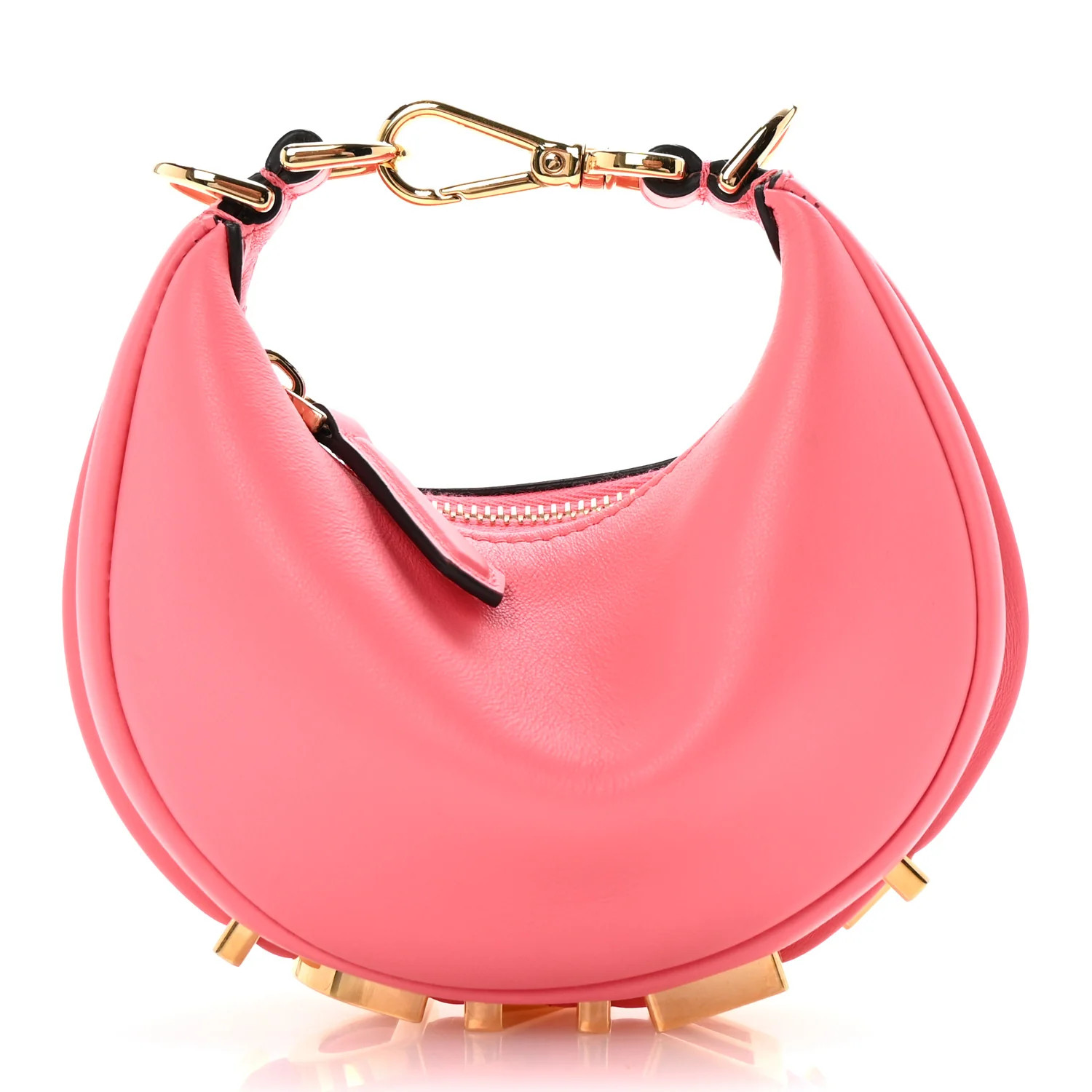 Vitello Grace New Matte Nano Fendigraphy Hobo Charm Pink Dalia | FASHIONPHILE (US)