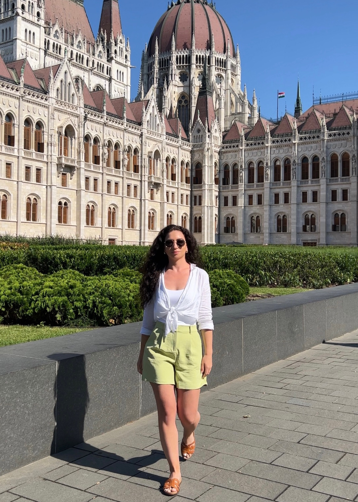 Summer vacation outfit 🤍

Loved these fun shorts from Abercrombie I wore during holiday in Europe

White bodysuit & sandals

Summer travel outfits 

#LTKtravel #LTKeurope #LTKFind