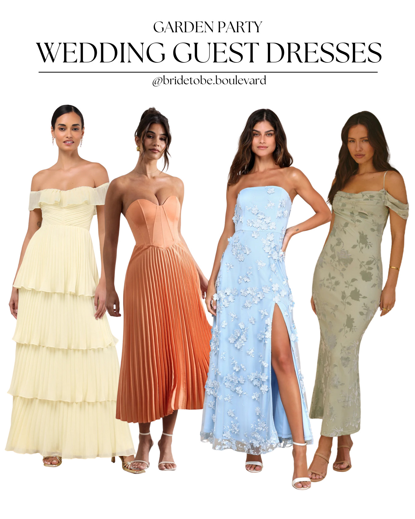 🌿 Pastel Perfection 🌿 Step into a garden wedding with these dreamy guest dresses, featuring soft pastels, romantic ruffles, and effortlessly flowy silhouettes. Perfect for twirling under string lights and sipping champagne in style! Shop now! ✨ #GardenPartyChic #WeddingGuestStyle #PastelPerfection #LTKBridal 

 #LTKParties #LTKStyleTip #LTKWedding