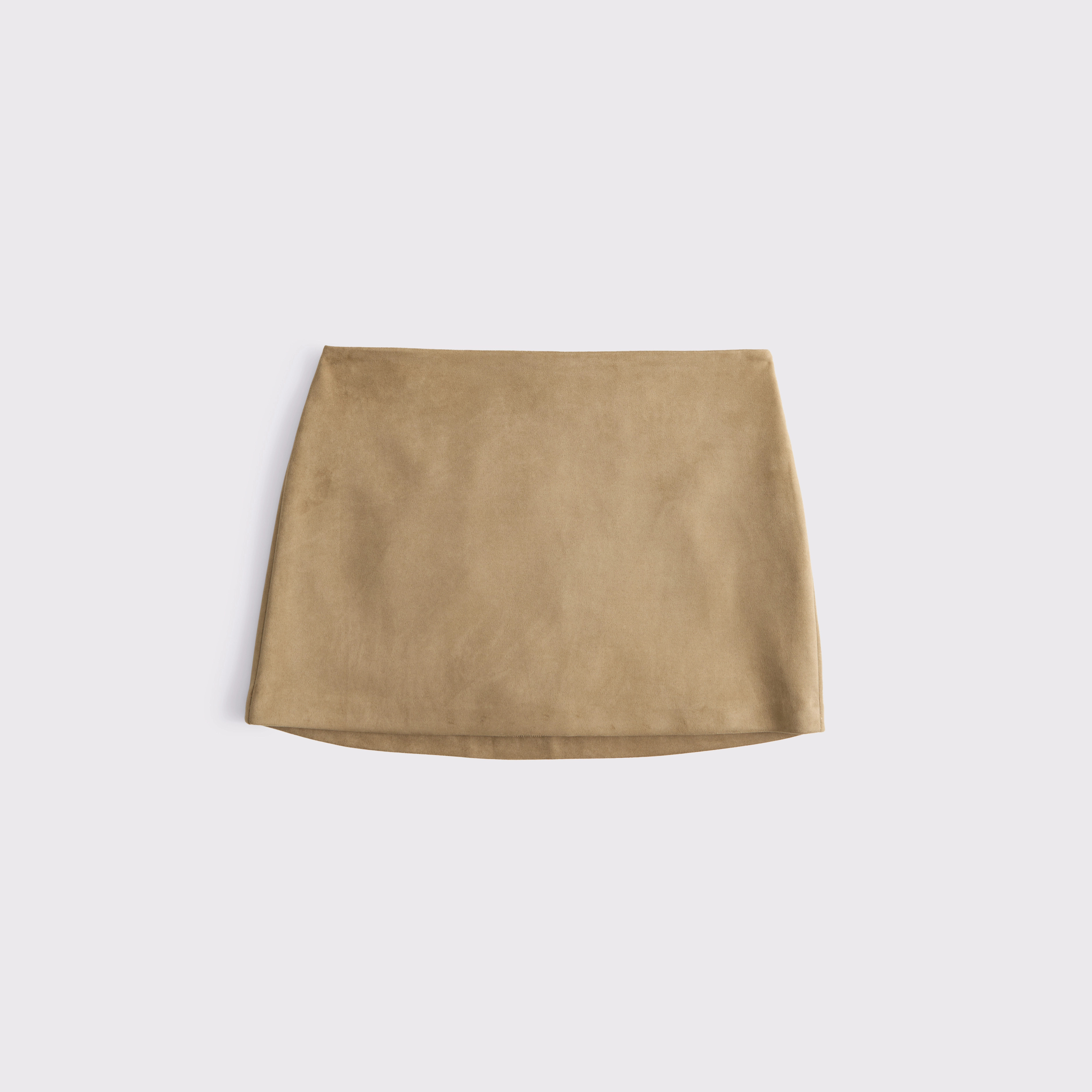 The A&F Scarlett Mid Rise Vegan Suede Mini Skort | Abercrombie & Fitch (US)