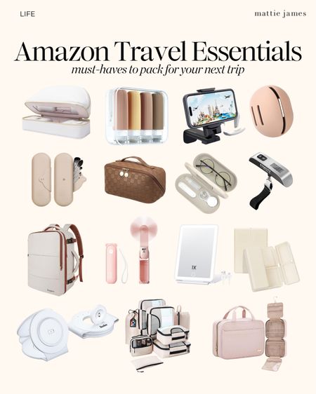 Getting for a trip soon? Same. These are my go-to Amazon travel essentials. 

The packing cubes, vitamin organizer & travel charger are personal faves 🙌🏽

#LTKfindsunder100 #LTKfindsunder50