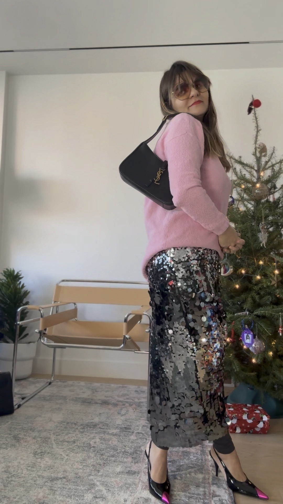 Glitter skirts with jumper are the best 

#LTKparties #LTKHoliday #LTKSeasonal