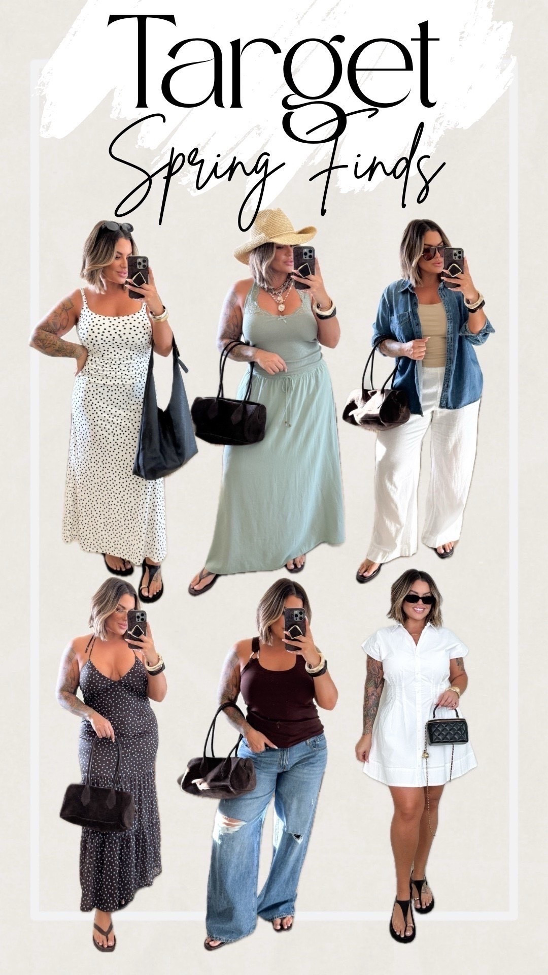 Dresses L 
Maxi skirt L 
Green tank M could have sized down to small it’s super stretchy ( if you want more compression size way down ) 
Denim top xl 
Nude tank M
White pants L  ( very sheer ) 
Brown tank M
White tank M 
Jeans 14 size up in these for sure 
Hat L/XL fits my big ol head perfect lol 
#Target #Dresses #Spring #Midsize #Maxiskirt #Linen #Pants ￼

#LTKmidsize #LTKfindsunder50 #LTKsalealert

Follow my LTK @shaynaslife on the @shop.LTK app to view this post and get my exclusive app-only content!

#liketkit 
@shop.ltk
https://liketk.it/5VTrh

Follow my LTK @shaynaslife on the @shop.LTK app to view this post and get my exclusive app-only content!

#liketkit 
@shop.ltk
https://liketk.it/5VZ7R