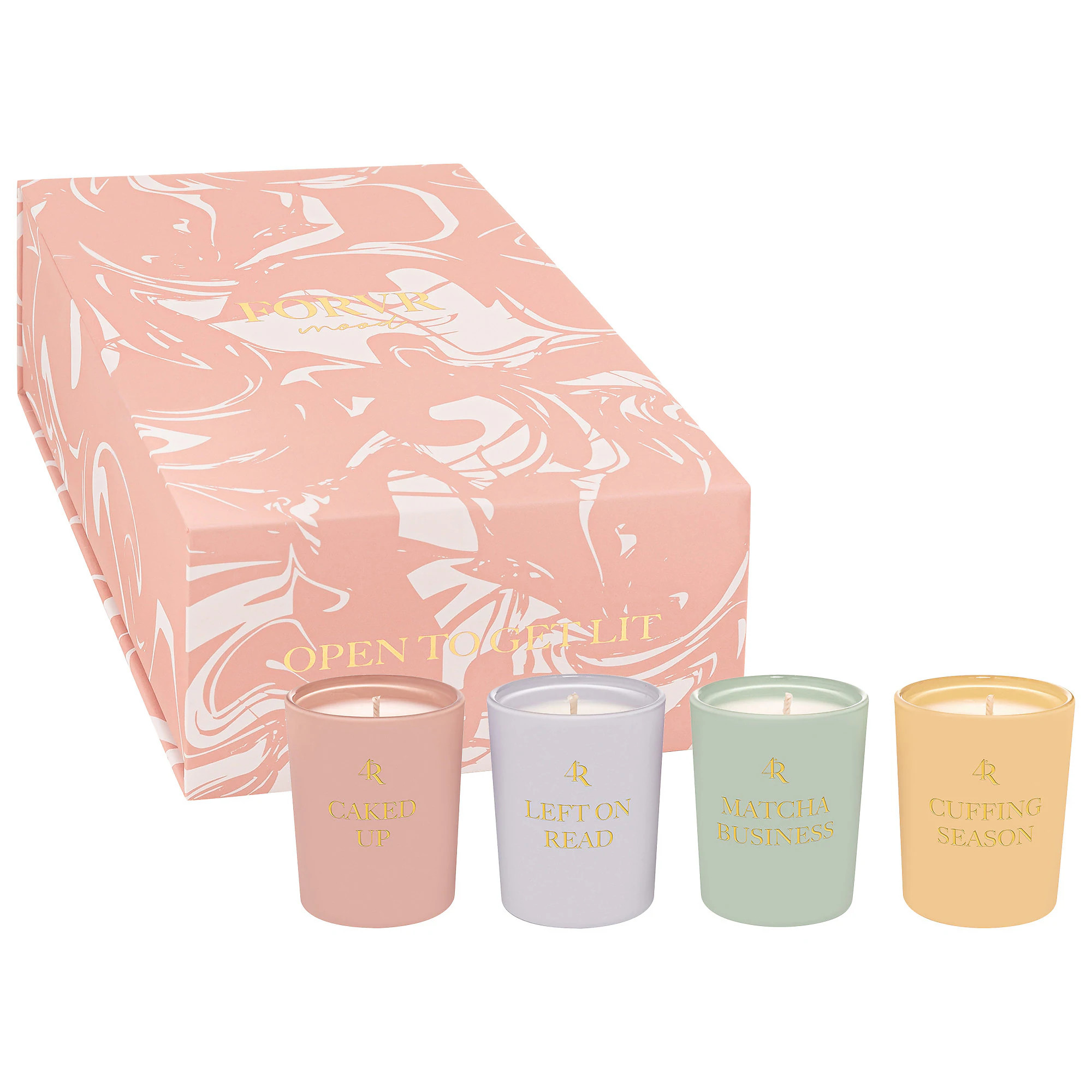 FORVR Mood Mini Candle Gift Set- Time to Get Lit 4 x 1-Wick | Sephora (US)