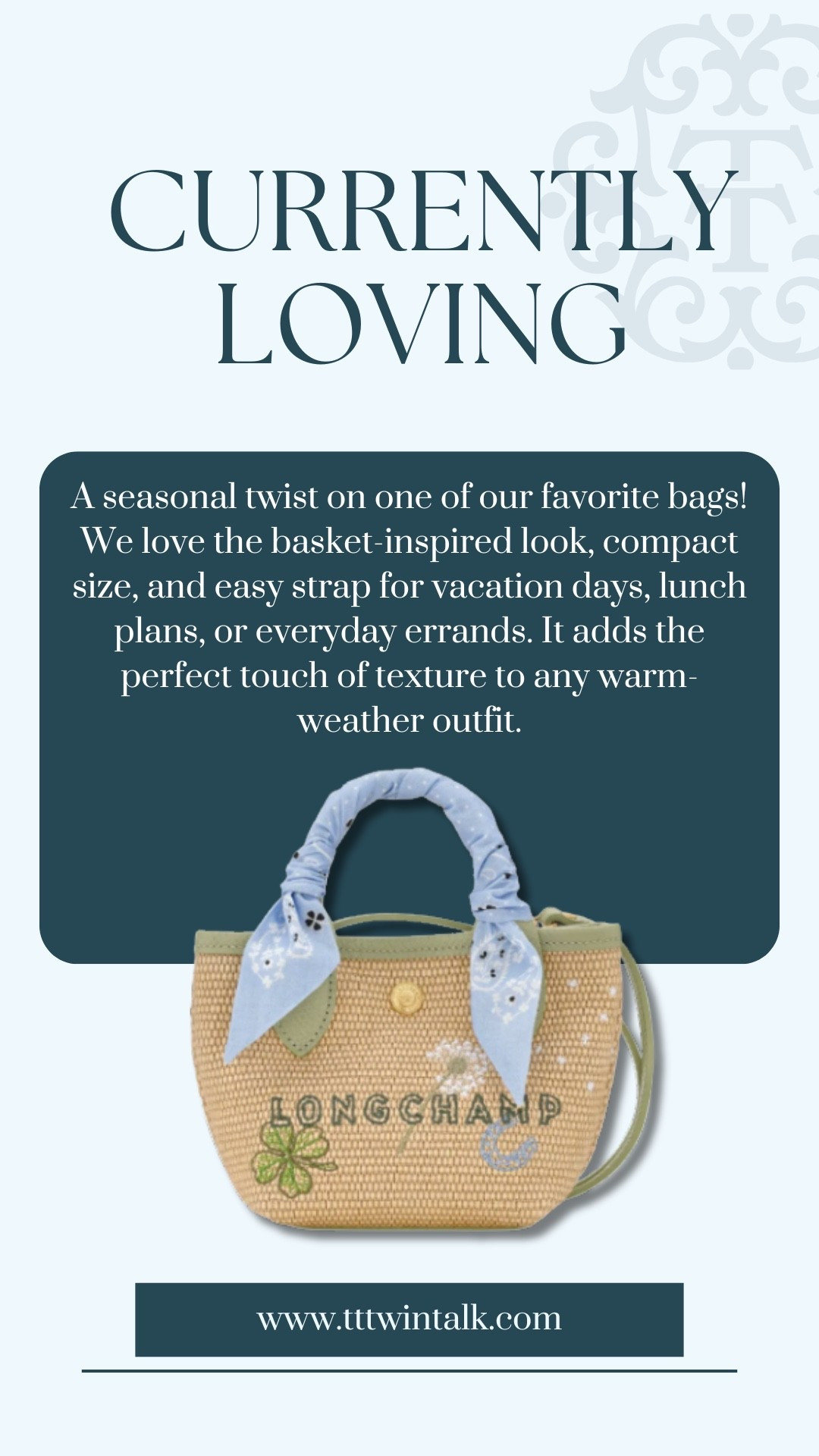 A seasonal twist on one of our favorite bags! We love the basket-inspired look, compact size, and easy strap for vacation days, lunch plans, or everyday errands. It adds the perfect touch of texture to any warm-weather outfit.

#LTKdayinmylife #LTKgrwm #LTKootd