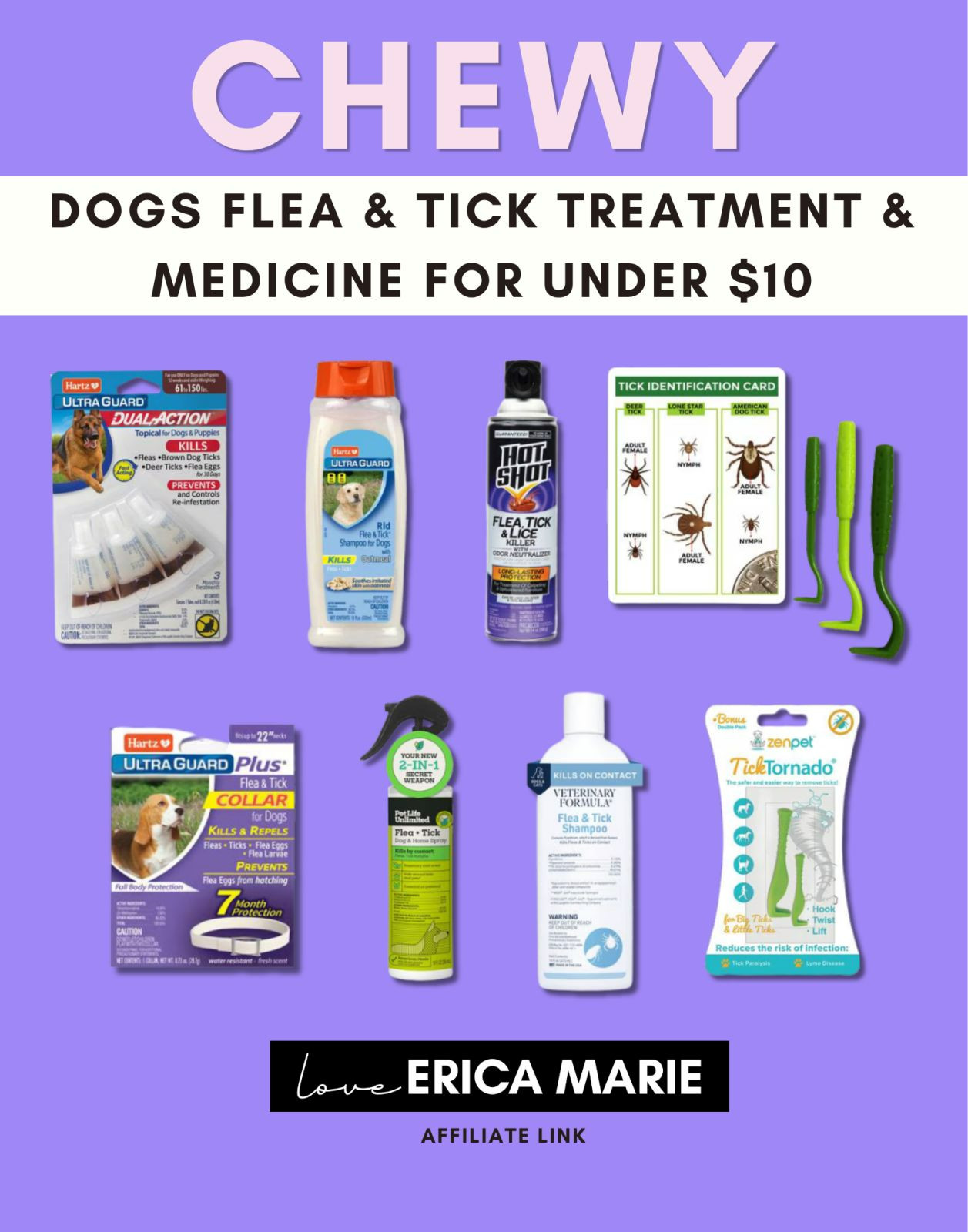 Summer is here, which means more time outdoors! Keep your pup protected from fleas and ticks with these treatments, now under $10.

Dog Fleas and Ticks Treatment, Pet Fleas and Ticks Shampoo, Dog Fleas and Ticks Spray 

 #LTKSaleAlert